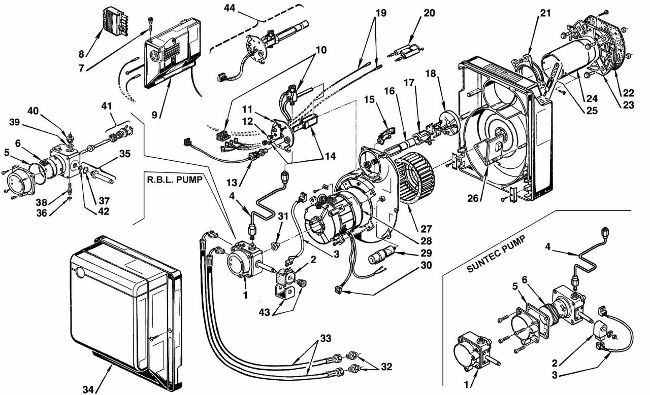 Riello Gulliver RG1RK type 362T1 – COD. 3736220 (RBL)