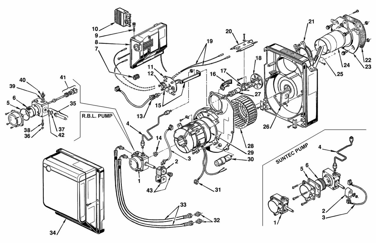 Riello Gulliver RG2 type 377T1 - cod. 3737720 (RBL)