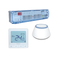 Varmeavgivere - Gulvvarme - Styring - kablet